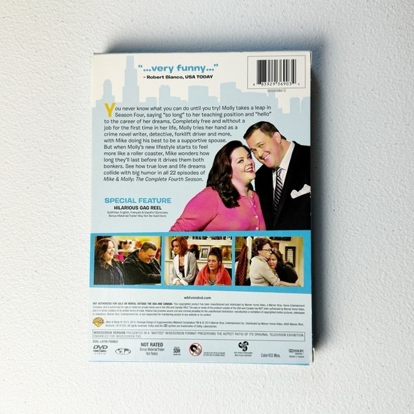 Mike & Molly The Complete Fourth Season DVD - Picture 4 of 5